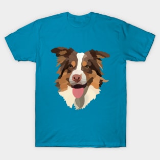 Red tricolor Australian Shepherd T-Shirt